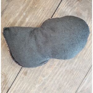 Vintage Handmade Crewel Embroidery Puppy Dog Brown Spots Picture Needlepoint